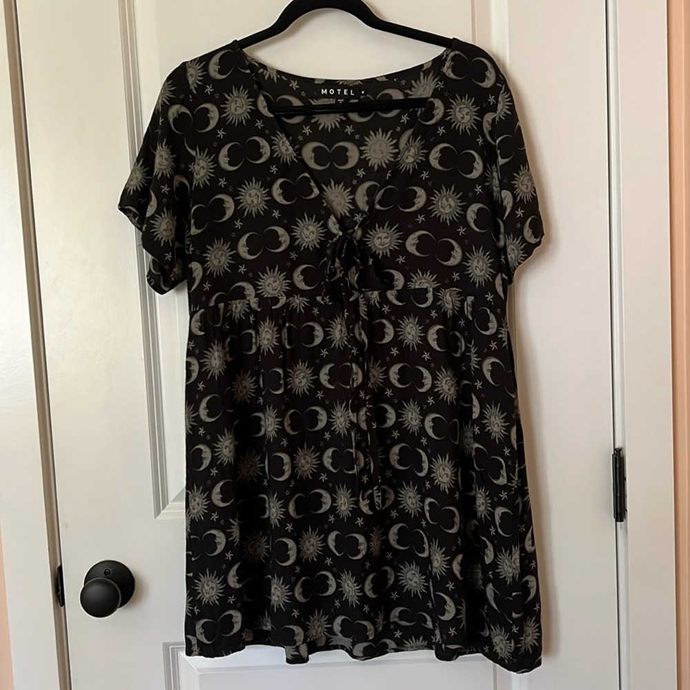 Motel Star and Moon Tie Dress